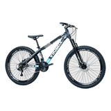 Bicicleta Mountain Bike Vikingx Tuff 30 Aro 26   Preto azul