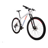 Bicicleta Mtb Aro 29 Caloi Atacama Branco Freio Shimano 