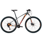 Bicicleta Mtb Aro 29 Oggi Big Wheel 7.0 2023 Cor Cinza/laranja Tamanho Do Quadro M - 17