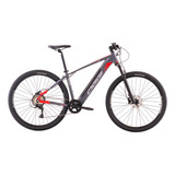 Bicicleta Oggi E-bike Bw 8.0 Com Acelarador 2024 Cor Cinza/vermelho Tamanho Do Quadro G
