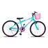 Bicicleta Passeio Infantil Forss Anny 2025 R24 - Azul-turquesa