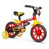 Bicicleta Passeio Infantil Nathor Motor X Pu R12 - Vermelho/amarelo
