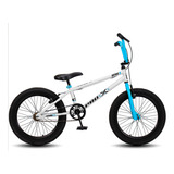 Bicicleta Pro-x Cross Infantil Aro 20 Freio V-brake Aro Aero Cor Branco - Azul Tamanho Do Quadro S
