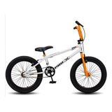 Bicicleta Pro-x Cross Infantil Aro 20 Freio V-brake Aro Aero Cor Branco-laranja Tamanho Do Quadro S