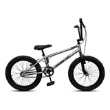 Bicicleta Pro-x Cross Infantil Aro 20 Freio V-brake Aro Aero Cor Prata Tamanho Do Quadro S