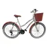 Bicicleta Retro Beach Feminina Aro26 Com 18 Marcha E Cesta 