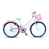 Bicicleta Retro Infantil Aro 24 Forss Hello Pink Cor Branco/rosa