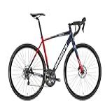 Bicicleta Speed Road Aro 700 - Groove Overdrive 70-20 Velocidades - Quadro Tamanho 48 - Cor Azul/vermelho/branco