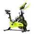 Bicicleta Spinning Com Roda De Inercia De 10kg Preto verde