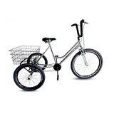 Bicicleta Triciclo Cromado 