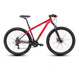 Bicicleta Tsw Mountain Bike Ride 2021 Aro 29 S 15 5 21v Freios De Disco Mecânico Câmbios Shimano Cor Vermelho cinza