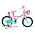 Bicicleta Urbana Infantil Unitoys Good Mood Tiffany R16 Tamanho Do Uadro Único - Rosa