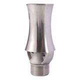Bico Geiser Em Aço Inox Para Fonte  Chafariz E Lagos Efeito Espuma Champagne 35mm Entrada Rosca De 3 4