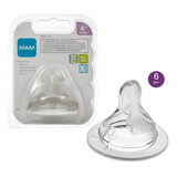 Bico X De Mamadeira Silicone Macio Fluxo Super Rápido 6m Mam