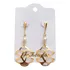 Bijuterias Lindas Brincos Folheados Ouro Para Look Elegante