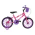 Bike Aro 16 Infantil Ultrakids C/rodinhas Cor Rosa E Lilás Cor Rosa - Lilás