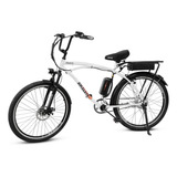 Bike Elétrica Bikelete 350w Farol Led Bateria Lítio Aro 26