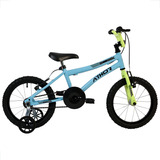 Bike Infantil Aro 16 Athor Atx Masculina Com Rodinha Lateral Cor Azul-celeste Tamanho Do Quadro 16