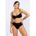 Bikini Top Retrô Aro Hot Pant Cintura Alta Biquini Feminino 