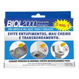 Biol 2000 Com 4 Saches Limpa Desentope Ralo Canos Pia Fossa