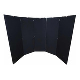 Biombo Acústico 5 Placas 180x60x4 Densidade 96kg m  Isodrums