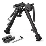 Bipé BiPod Universal Retrátil   Adaptador Trilho 20mm Gripho