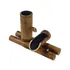 Biqueira De Bambu 2 Quedas Natural Para Fonte De Agua 18cm