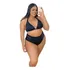 Biquini Cintura Alta Plus Size Feminino Hot Pant Cortininha