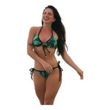 Biquini Cortininha Top Levanta