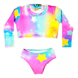 Biquini Infantil Blusa Cropped