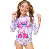 Biquini Infantil Blusa Protecao