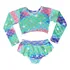 Biquíni Infantil Blusinha Manga Longa Moda Praia Piscina