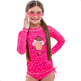 Biquini Infantil Com Blusa