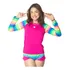 Biquíni Juvenil Blusa Térmica Uv50+ Manga Longa 1 A 16 Anos
