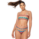 Biquini Top Faixa Hot