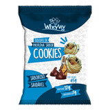 Biscoito Fit Cookies Com Whey Protein 45g Wheyviv