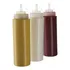 Bisnaga Profissional Flexível 1l Molho Kit 3pç Restaurante