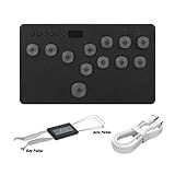 Bitfunx Flatbox Gaming Keypad, Arcade Stick Flatbox Pro Leverless Controller - Supports Socd & Hot Swap, Arcade Controller Street Fight For Pc/ps3/ps4/ps5/switch/steam With Custom Rgb & Turbo