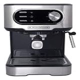 Black + Decker Cafeteira Elétrica, Compatível Com Cápsulas Nespresso E Dolce Gusto, Até 2 Xícaras De Café Simultâneas, 110 V, Modelo Ce1100g-br