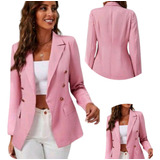 Blazer Alfaiataria Luxo Feminino