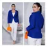 Blazer Básico Terno Feminino Fashion Bengaline Com 1 Botão