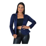 Blazer Com Babado Feminino
