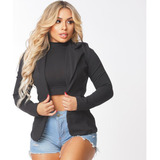 Blazer Feminino Alfaiataria Casaco