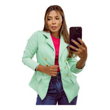 Blazer Feminino Alfaiataria Moda