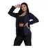 Blazer Feminino Casaquinho Tecido Neoprene Estilo Terninho