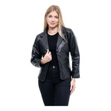 Blazer Feminino Couro Bovino