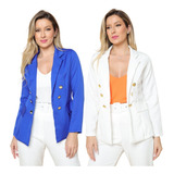 Blazer Feminino Em Alfaiataria