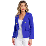 Blazer Feminino Em Alfaiataria