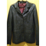 Blazer Feminino Em Couro