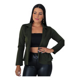 Blazer Feminino Em Neoprene